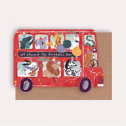 Sister Paper Co Party Bus Birthday Card