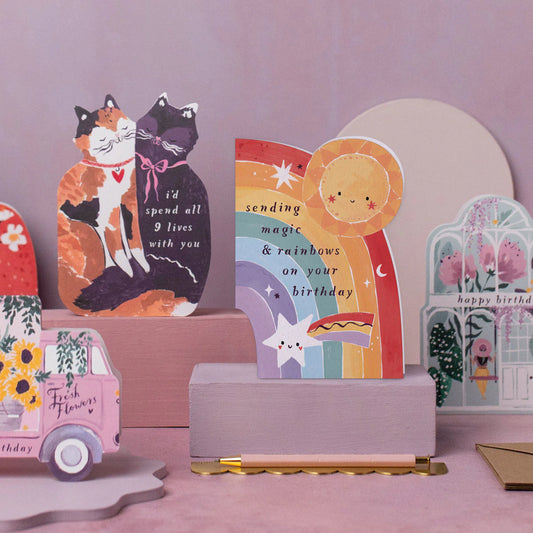 Sister Paper Co Rainbow Birthday Card