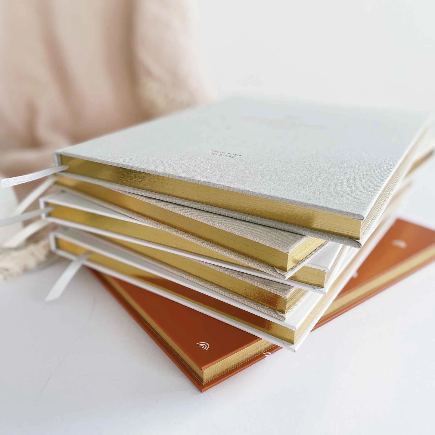 Blush and Gold Pregnancy Journal - Pearl