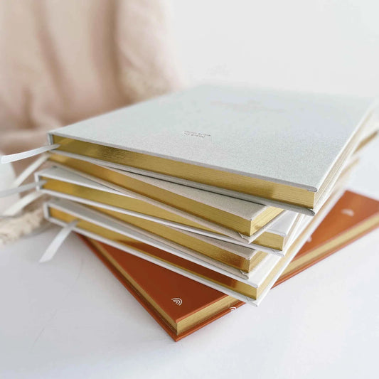 Blush and Gold Pregnancy Journal - Pearl