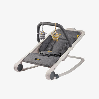 Bababing Rockout Baby Bouncer - Grey Melange