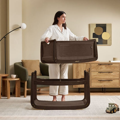 Snüz SnuzPod5 Bedside Crib - Chocolate