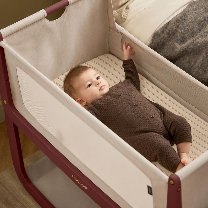 Snüz SnuzPod5 Bedside Crib - Rouge