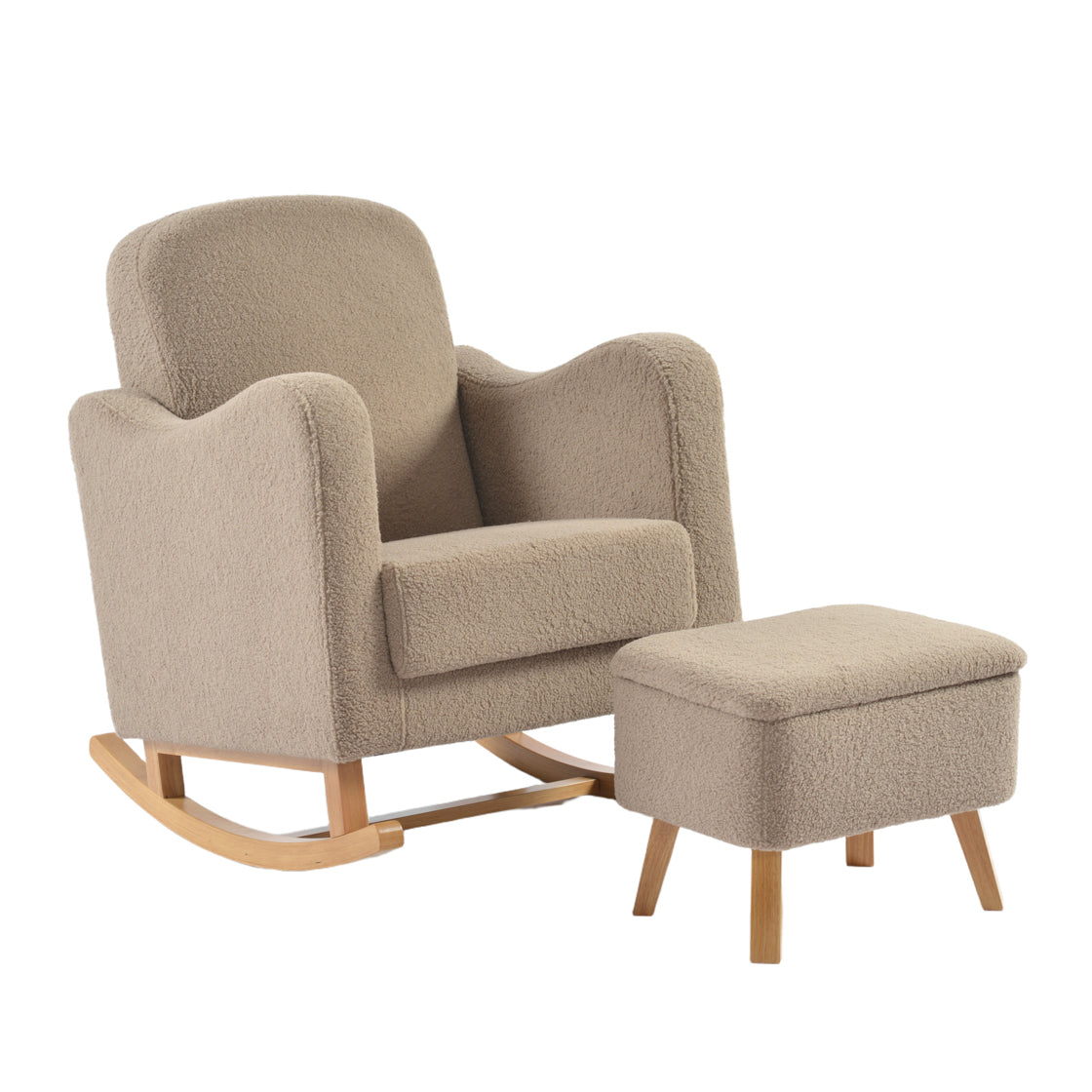 Bebe & Beyond Soother Nursing Chair - Biscuit