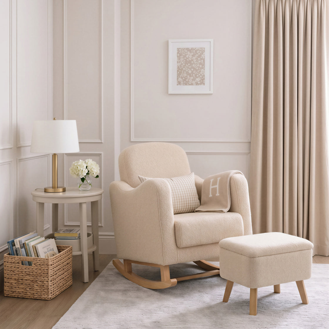 Bebe & Beyond Soother Nursing Chair - Oat