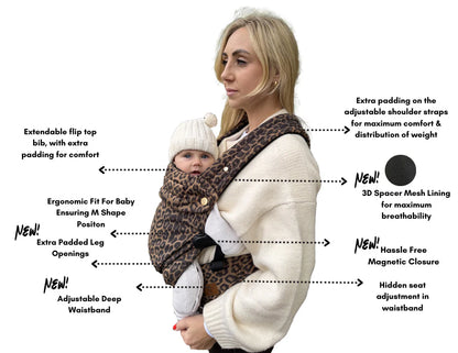 Bizzi Growin Nomad Air Baby Carrier - Savannah