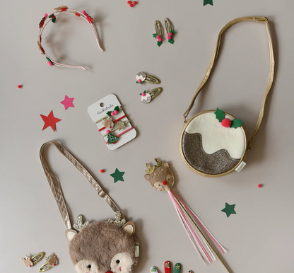 Rockahula Christmas Pudding Hair Clips