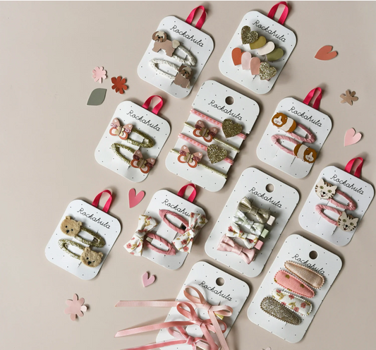 Rockahula Patchwork Butterfly Hair Clips