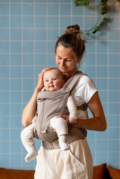 Voksi Huddle Zip On Baby Carrier - Clay