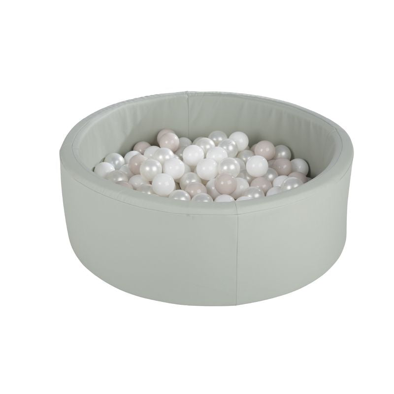 CuddleCo Soft Play Ball Pit with Balls - Sea Salt
