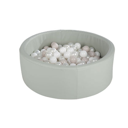 CuddleCo Soft Play Ball Pit with Balls - Sea Salt