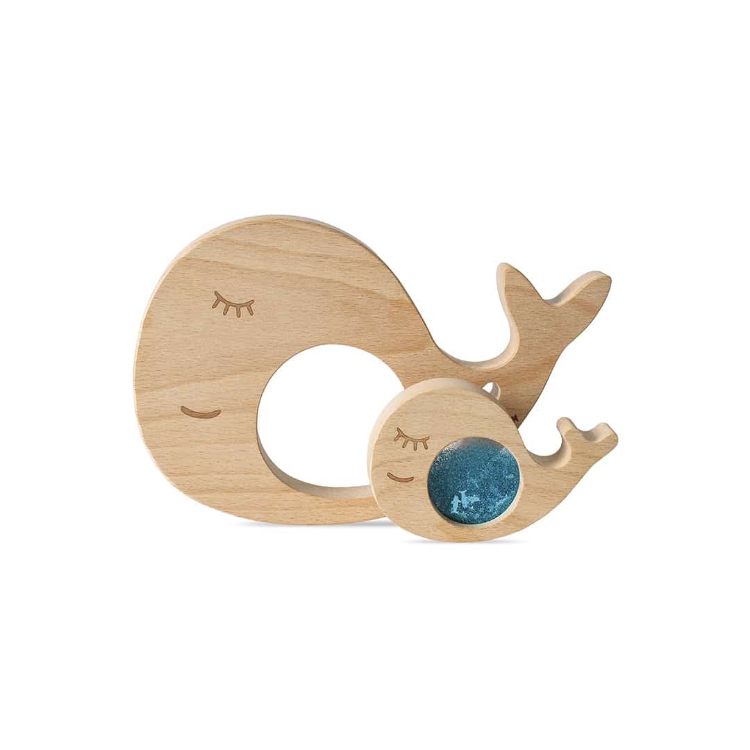 Petit Boum Whale & Baby Sensory Puzzle