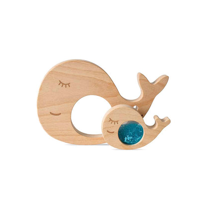Petit Boum Whale & Baby Sensory Puzzle