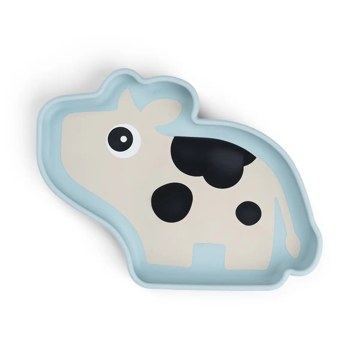 Done By Deer Stick&Stay Plate - Dotti Blue