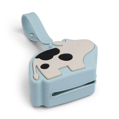 Done By Deer Pacifier Pouch - Dotti Blue