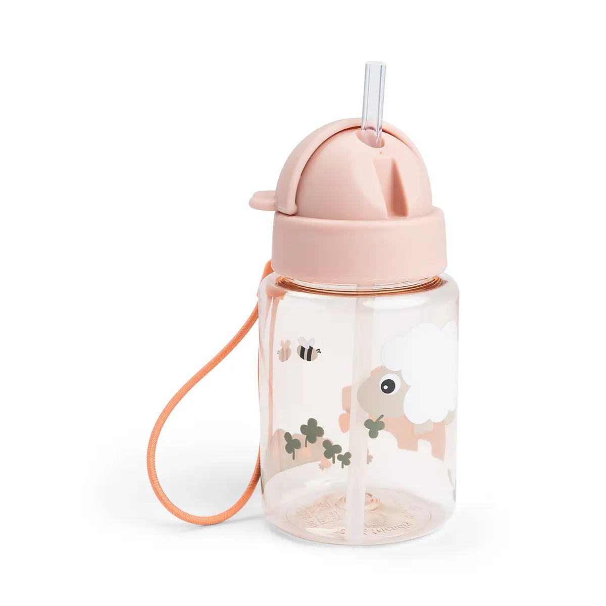 Done By Deer Straw Bottle - Tiny Farm - Powder - 280 ml