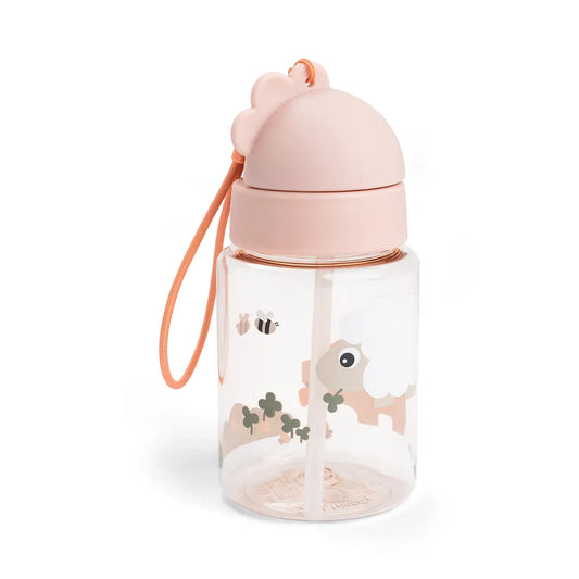 Done By Deer Straw Bottle - Tiny Farm - Powder - 280 ml