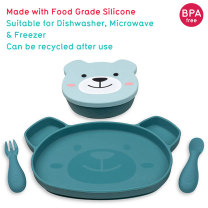 Tum Tum Baby Feeding Set Blue