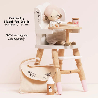 Le Toy Van Wooden Doll Highchair