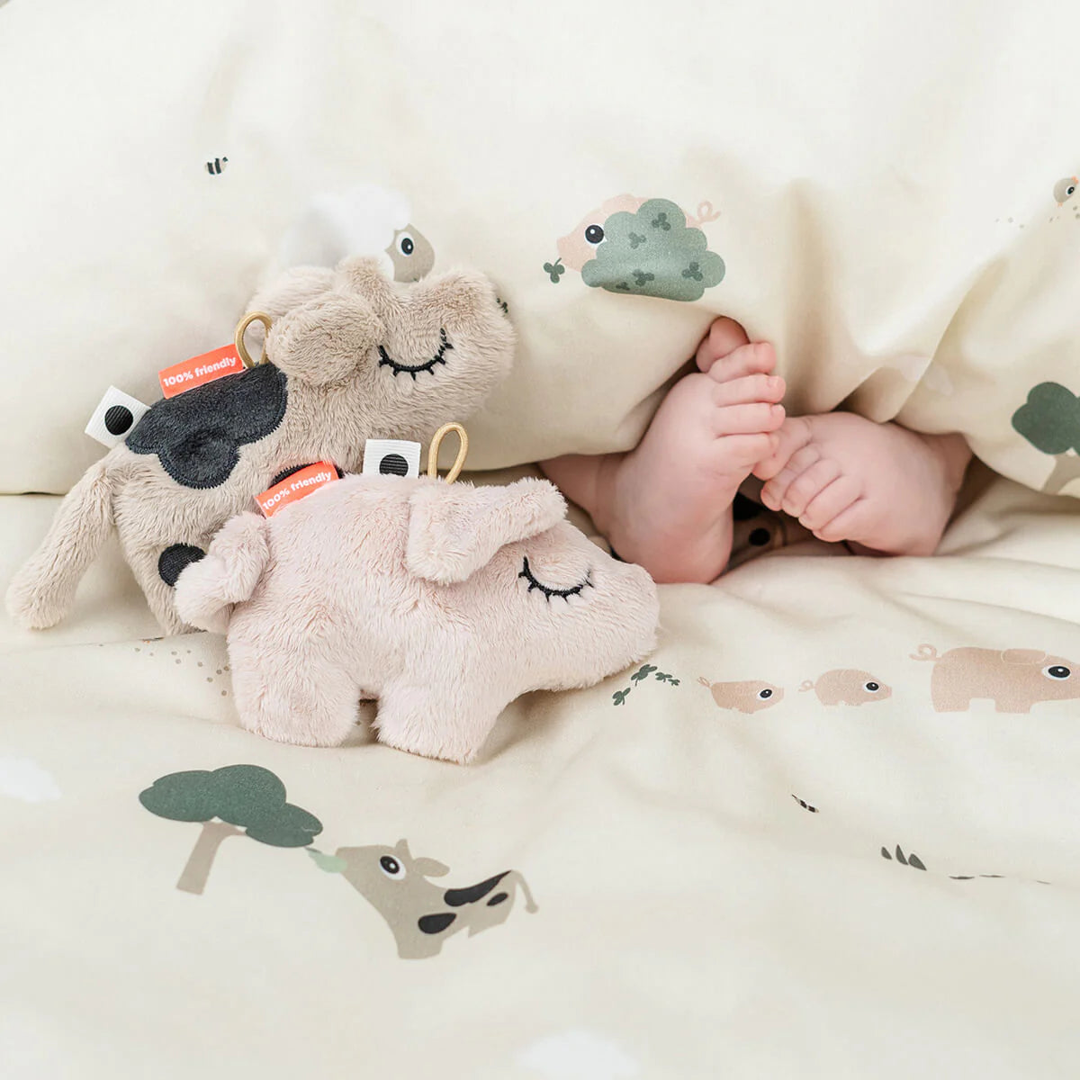 Done By Deer Tiny Sensory Rattle - Dotti Sand