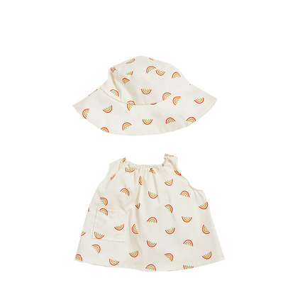 Olli Ella Dinkum Doll Outfit Set - Una Rainbow Dress