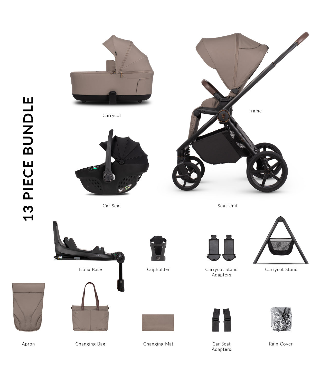 Venicci Claro 2 Ultimate Bundle (4 in 1 plus) Travel System