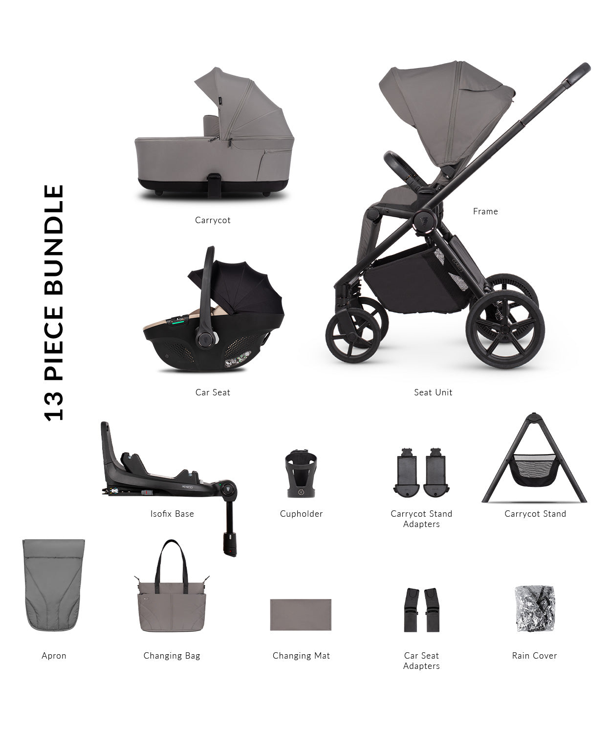 Venicci Claro 2 Ultimate Bundle (4 in 1 plus) Travel System