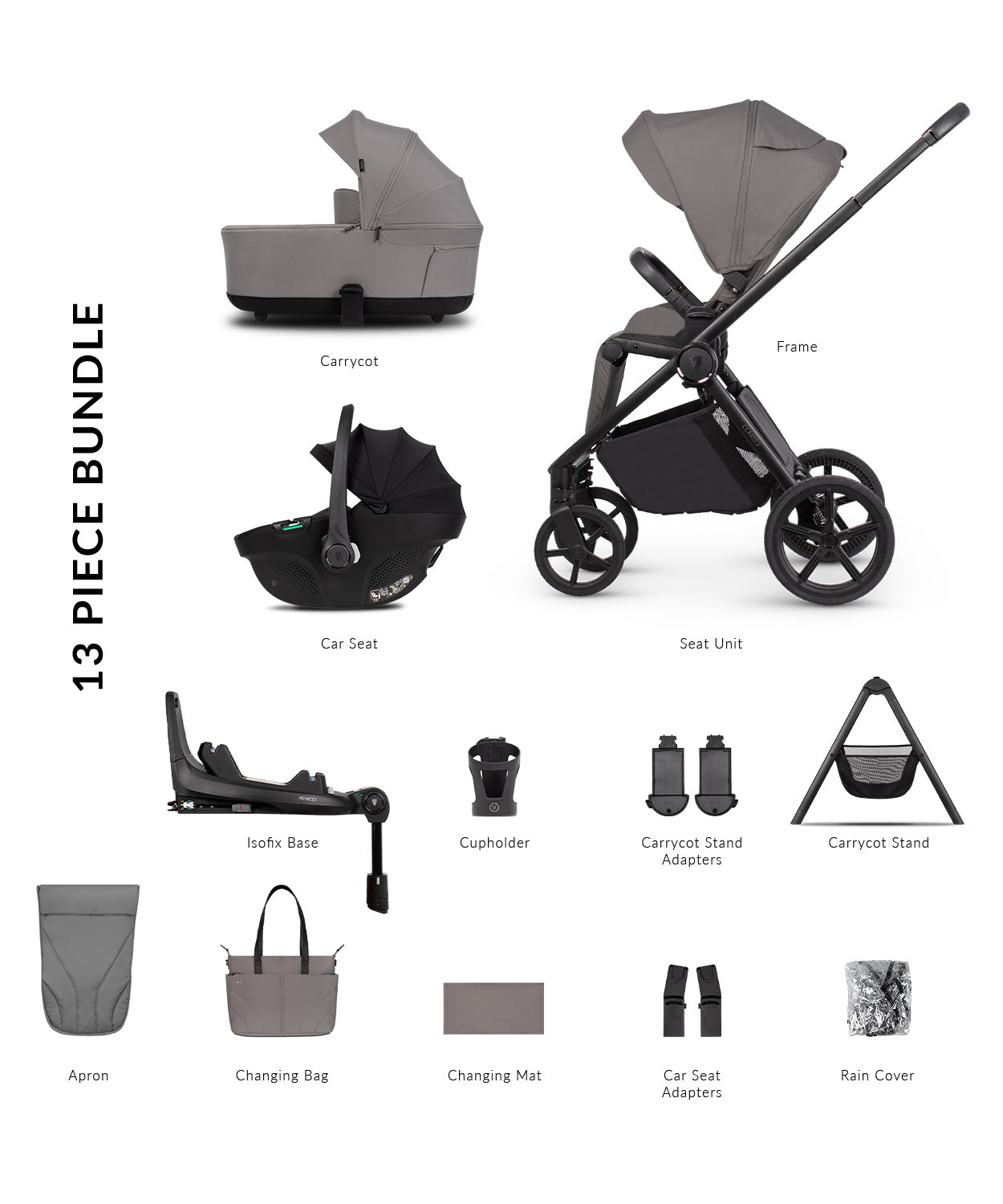 Venicci Claro 2 Ultimate Bundle (4 in 1 plus) Travel System