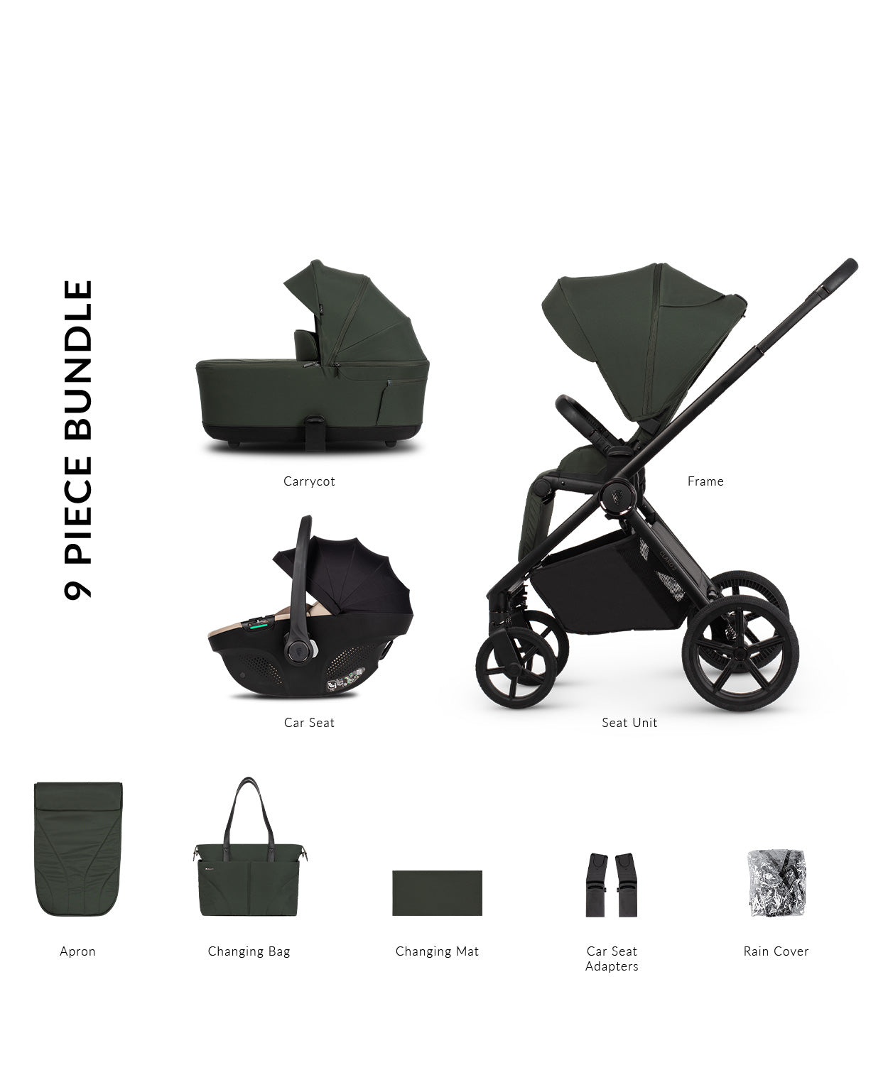 Venicci Claro 2 - Comfort Bundle (3 in 1) Travel System