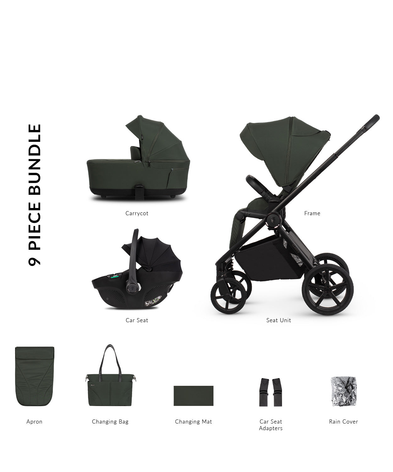 Venicci Claro 2 - Comfort Bundle (3 in 1) Travel System