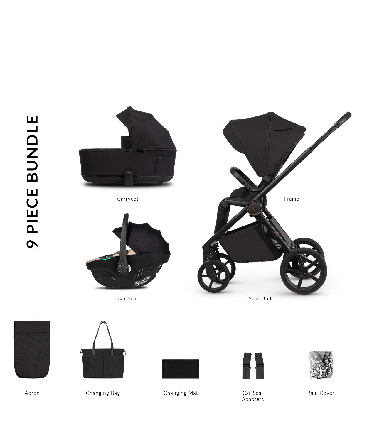 Venicci Claro 2 - Comfort Bundle (3 in 1) Travel System