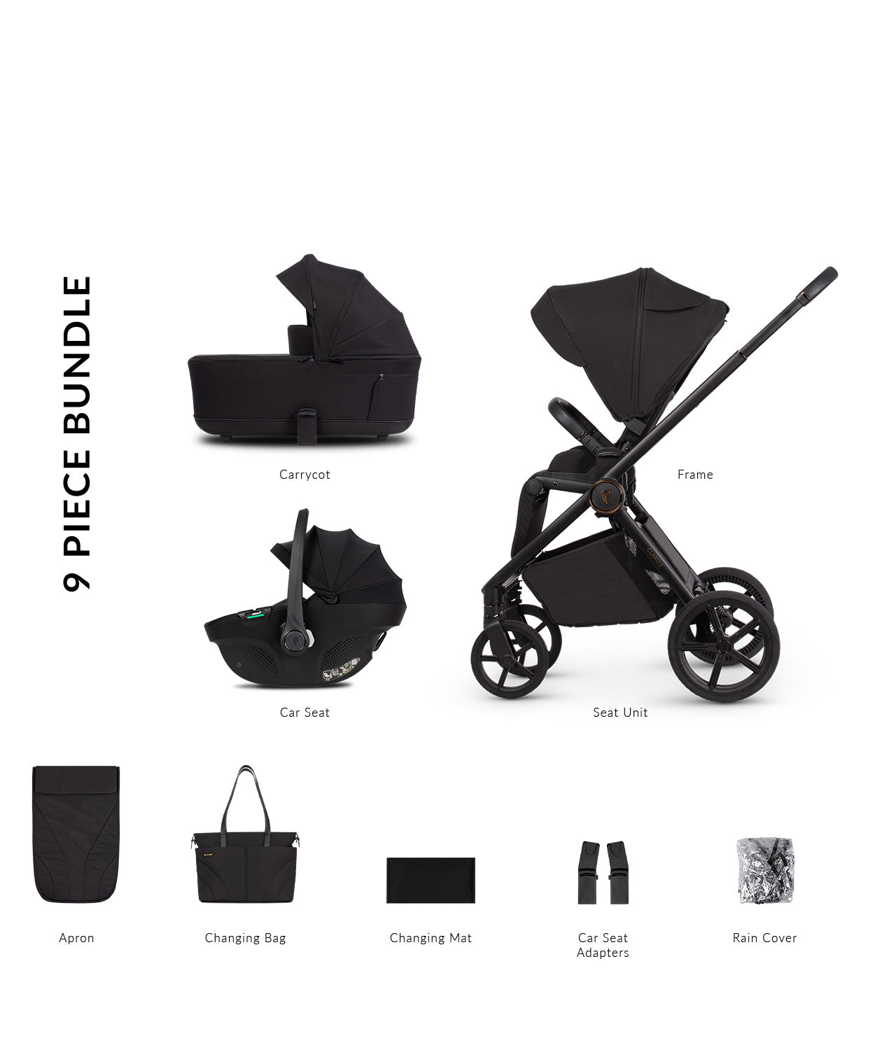Venicci Claro 2 - Comfort Bundle (3 in 1) Travel System