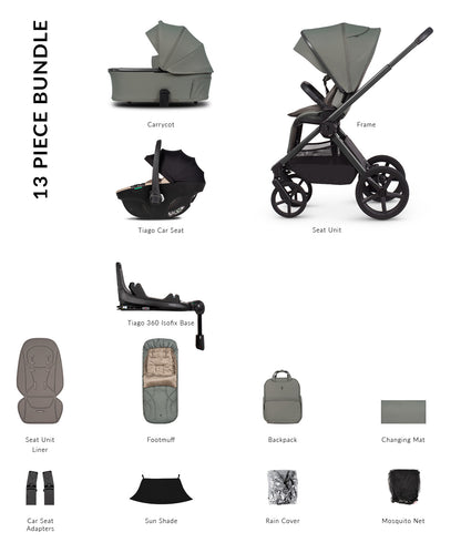 Venicci Upline 3 - Luxury Bundle (4 in 1) Travel System