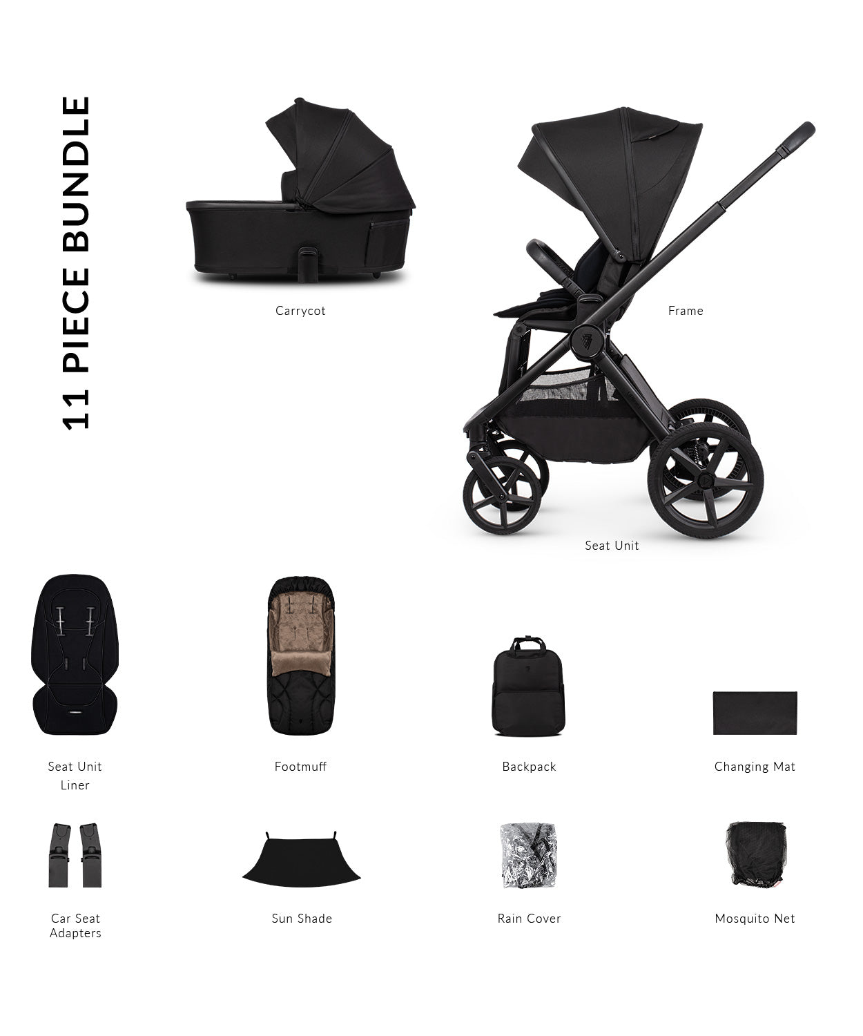 Venicci Upline 3 - 2 in 1 Pushchair