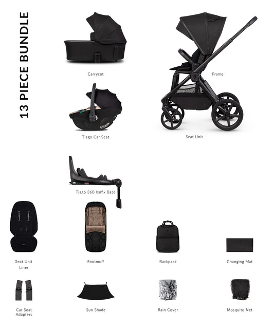 Venicci Upline 3 - Luxury Bundle (4 in 1) Travel System