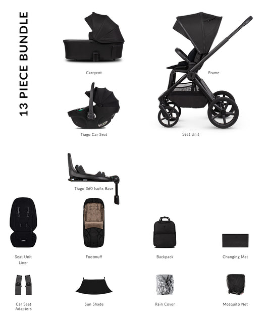Venicci Upline 3 - Luxury Bundle (4 in 1) Travel System