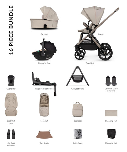Venicci Upline 3 - Ultimate Bundle (4 in 1 Plus) Travel System