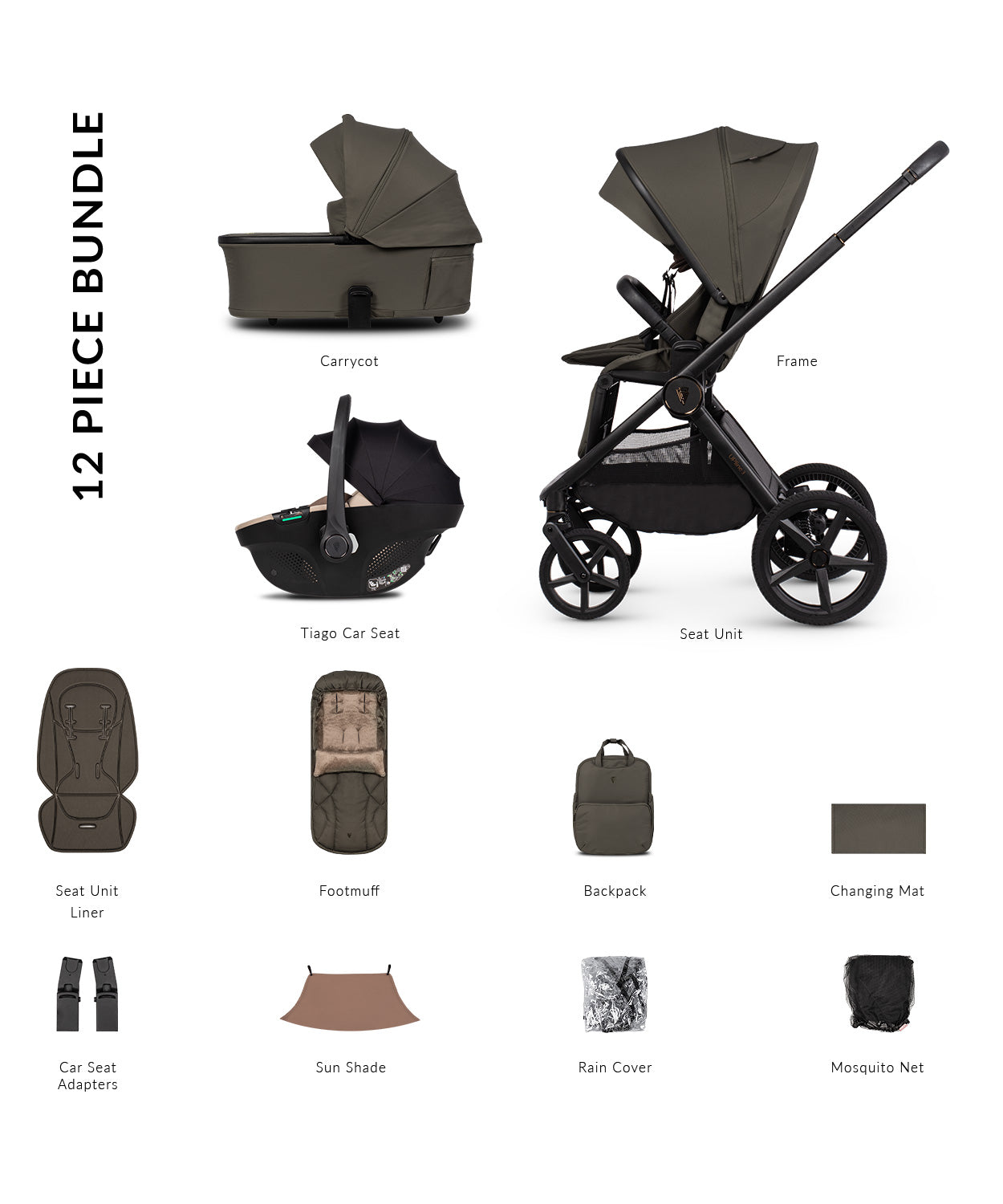 Venicci Upline 3 - Comfort Bundle (3 in 1) Travel System