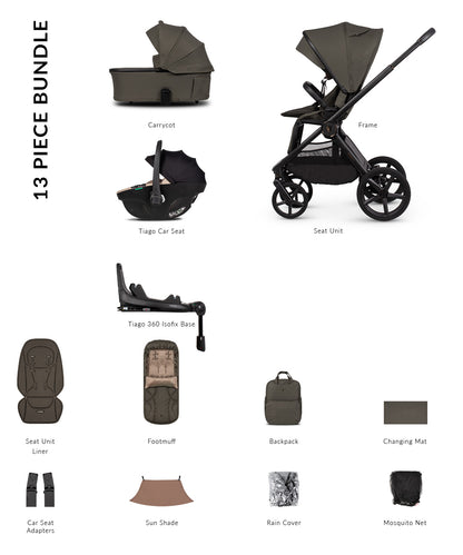 Venicci Upline 3 - Luxury Bundle (4 in 1) Travel System