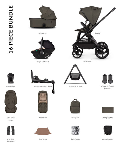 Venicci Upline 3 - Ultimate Bundle (4 in 1 Plus) Travel System