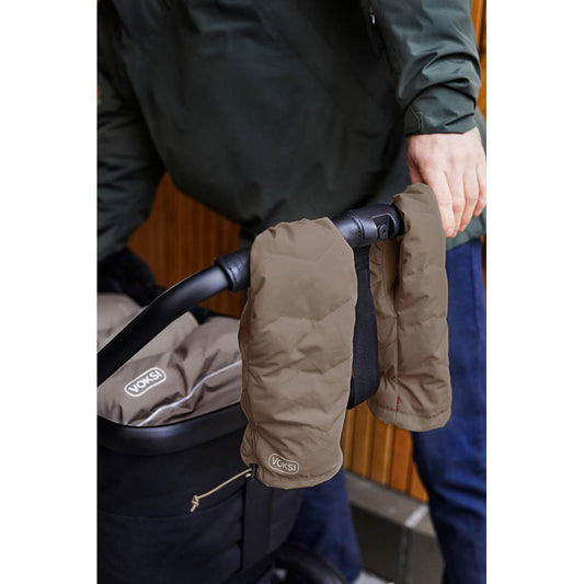Voksi Stroller Mittens - Walnut