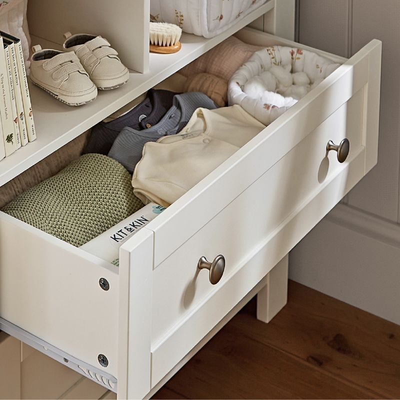 CuddleCo Burford 2 Piece Nursery Furniture Set - White & Oak