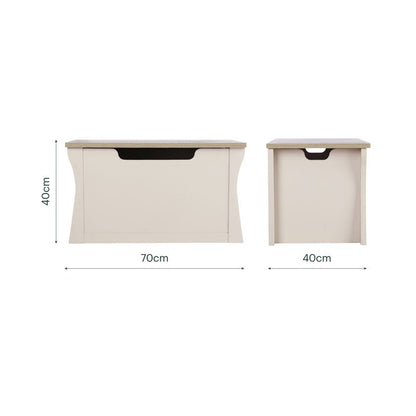 CuddleCo Clara Storage Box - Cashmere & Ash