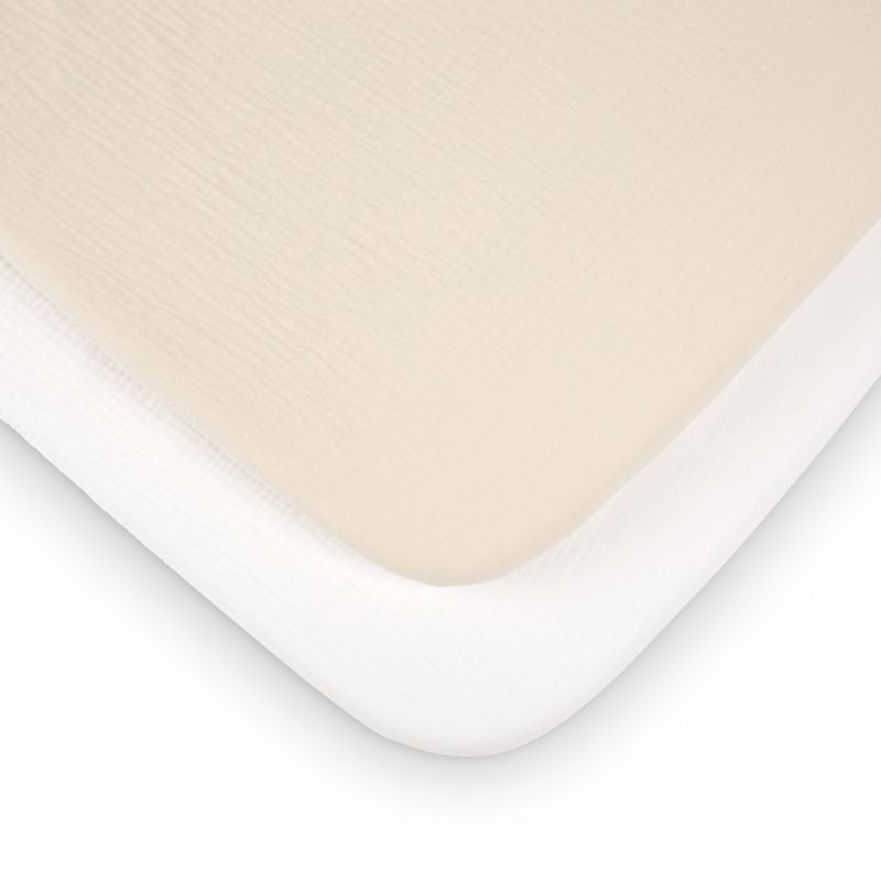CuddleCo Universal Co-Sleeper Bedside Crib Sheets - Cashmere Waffle