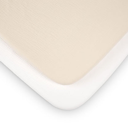 CuddleCo Universal Co-Sleeper Bedside Crib Sheets - Cashmere Waffle