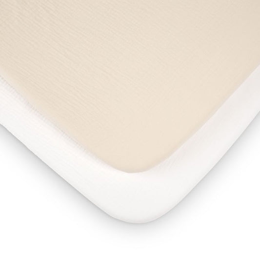 CuddleCo Universal Co-Sleeper Bedside Crib Sheets - Cashmere Waffle