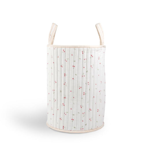 CuddleCo Large Storage Basket - Ditsy Cherry