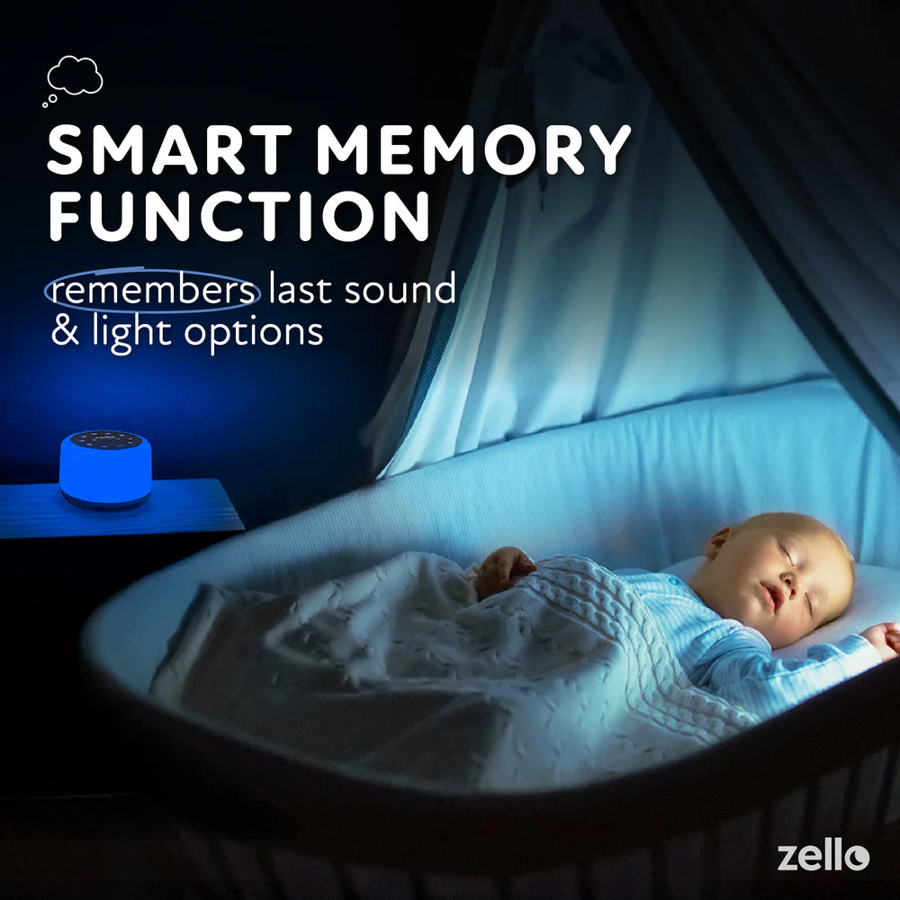 Zello White Noise Machine & Night Light