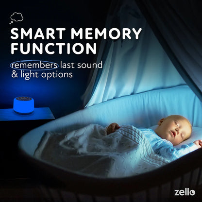 Zello White Noise Machine & Night Light