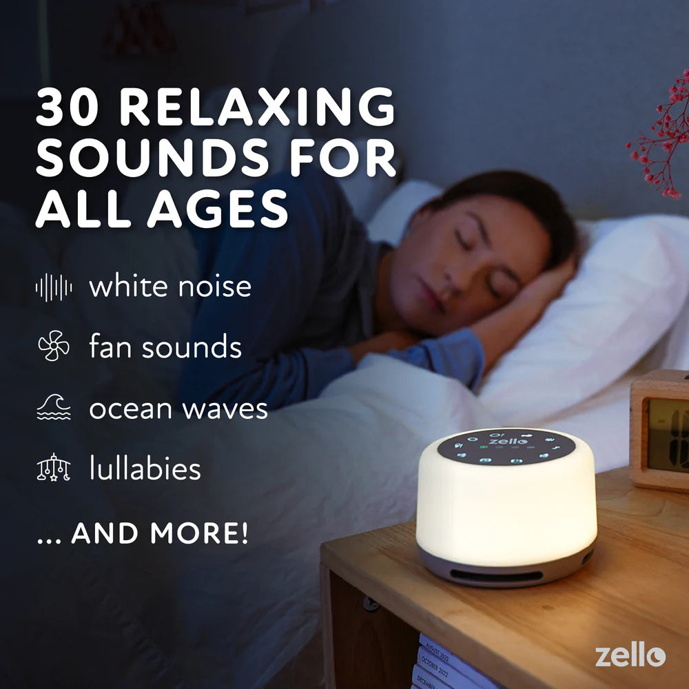 Zello White Noise Machine & Night Light